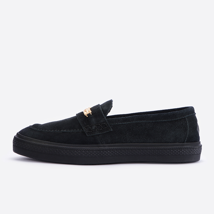CS LOAFER SK TOYA HORIUCHI +(CS ローファー SK トウヤホリウチ +)黒色/ブラックモノクローム・スニーカー